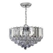 Boxed Endon Jazmyna Ceiling Flush Light RRP £100 (15334) (Public Viewing and Appraisals Available)