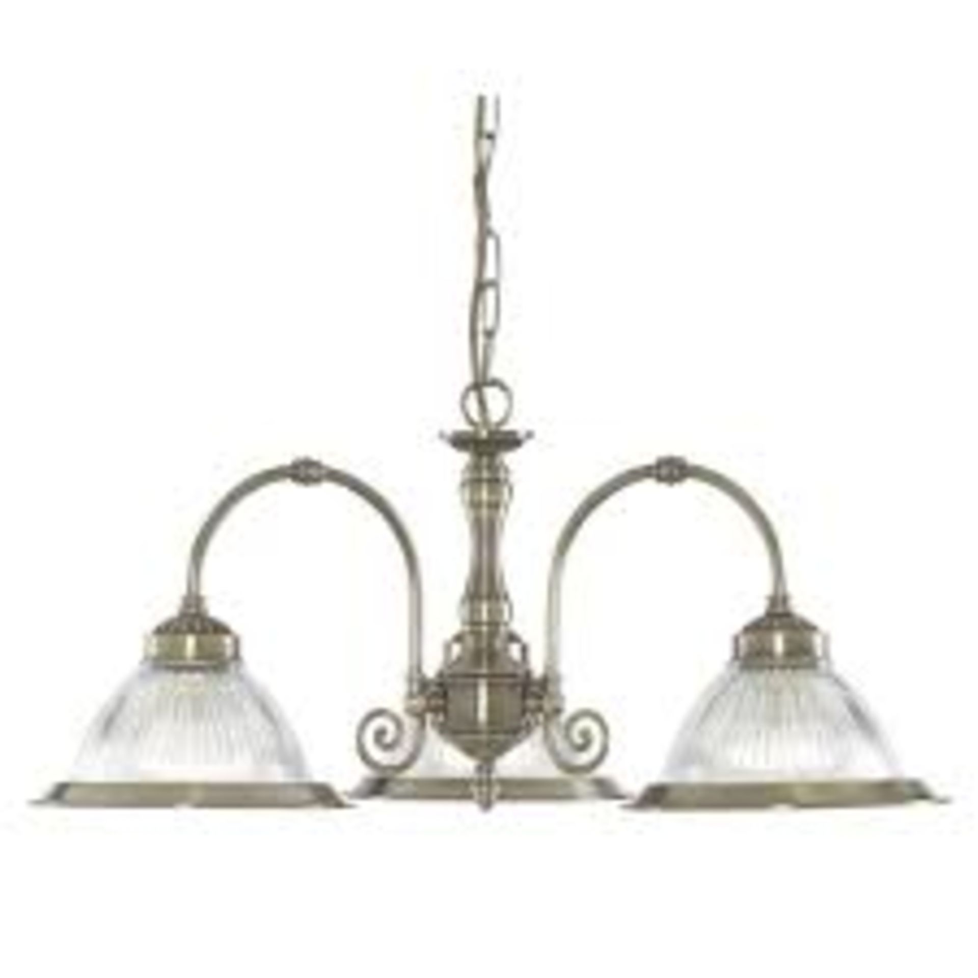 Boxed Searchlight 2 Light American Dine Pendant RRP £70 (15334) (Public Viewing and Appraisals