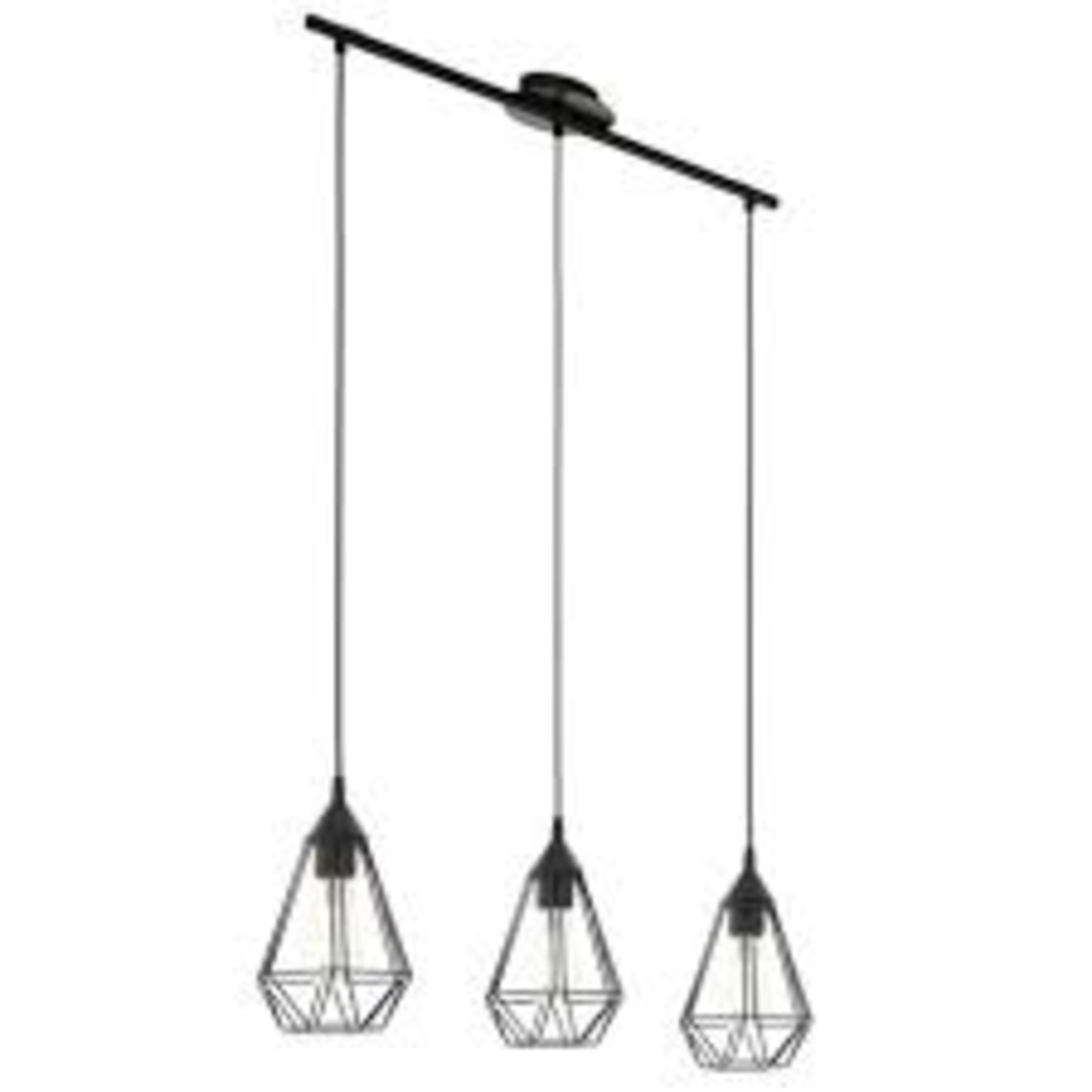 Boxed Eglo Tarbes 3 Light Kitchen Pendant RRP £75 (15334) (Public Viewing and Appraisals Available)