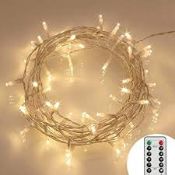Lot To Contain 4 Boxed Brand New Sets Of Fairy Warm White LED String Lights RRP £50