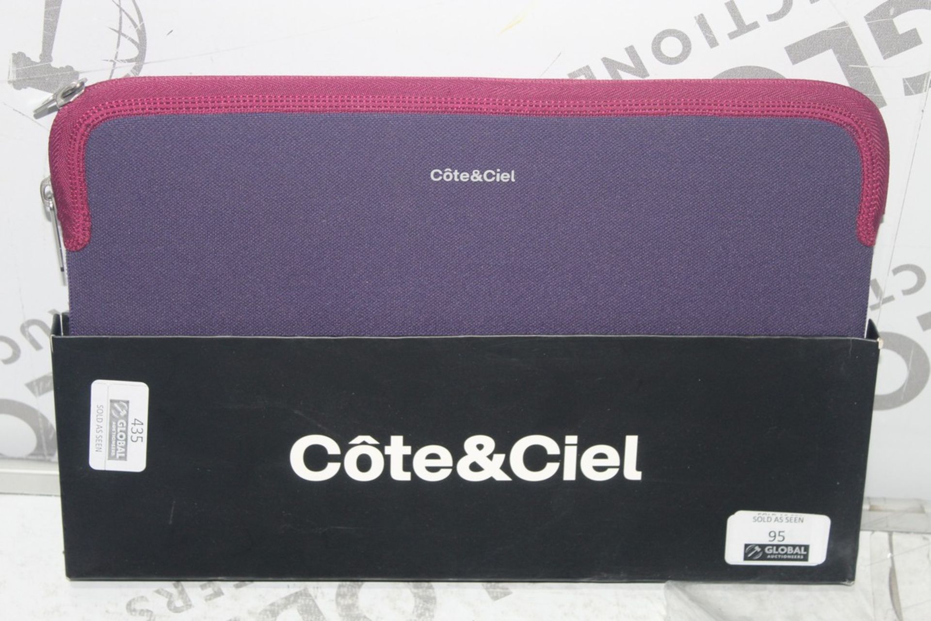 Brand New Cote and Ciel Zipped Yummy Plum and Dark Pink 11Inch MacBook Air Protective Sleeves RRP £