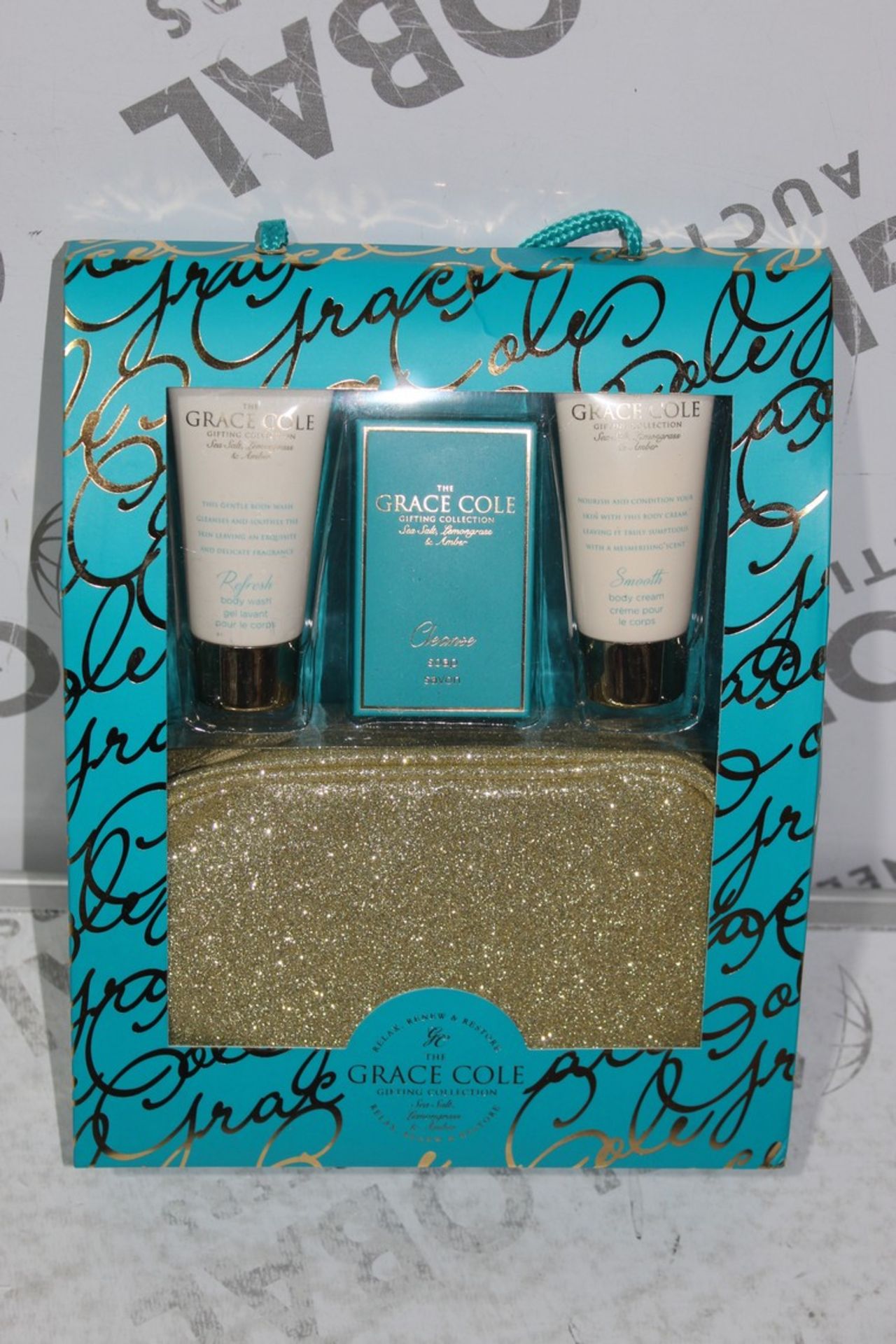 Boxed Brand New GC The Grace Cole Gifting Collection Sea Salt Lemongrass and Amber Gift Set RRP £