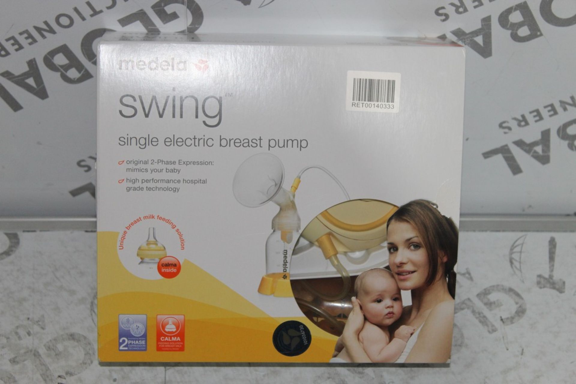 Boxed Medela Swing Single Electric Breast Pump RRP £75 (RET00140333) (Public Viewing and
