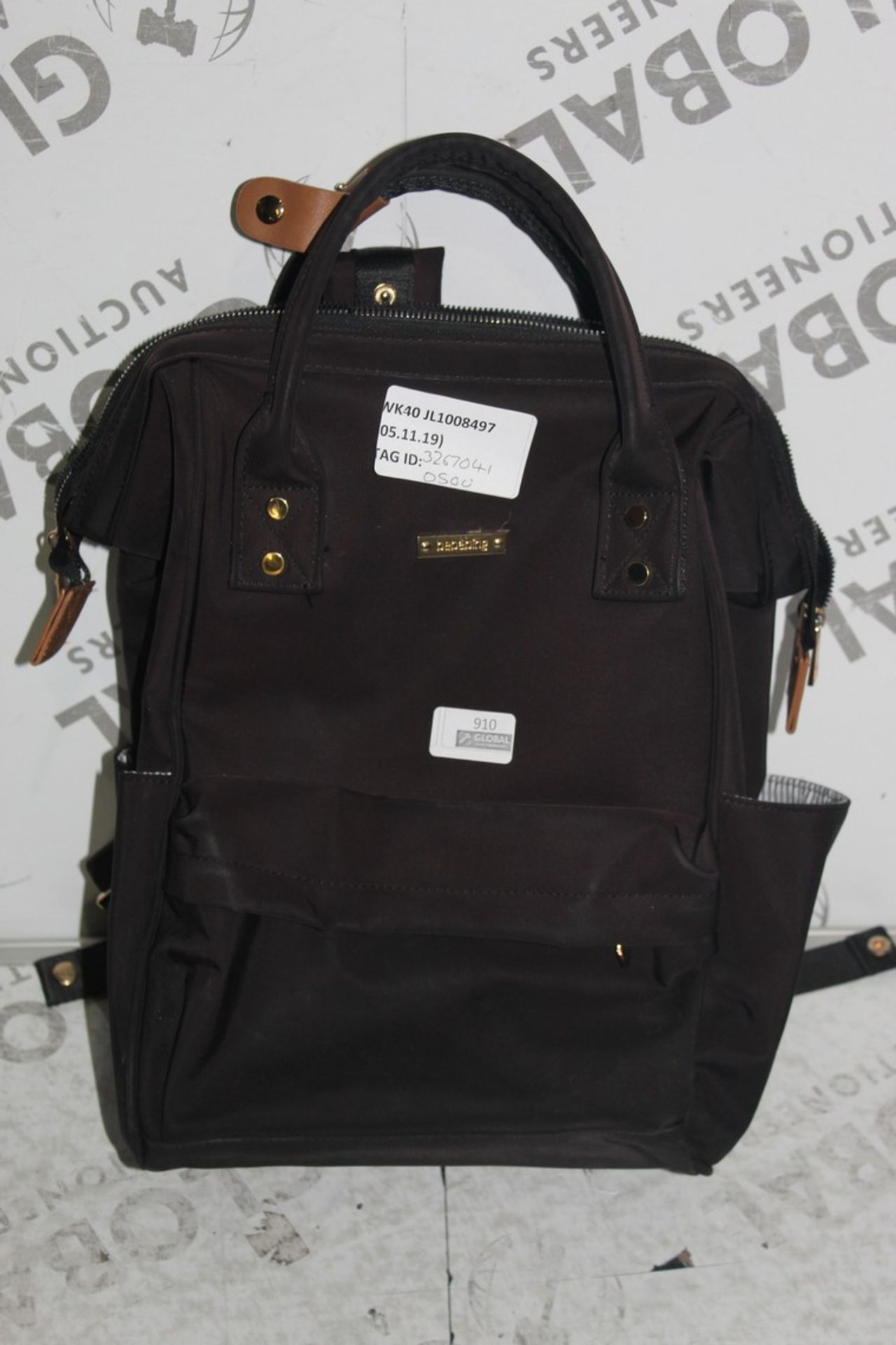 BaBaBing Black Children's Changing Bags RRP £50 Each (3267041)(RET00908563) (Public Viewing and