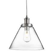 Boxed Searchlight Single Pendant Designer Ceiling Light RRP £50 (15097) (Public Viewing and