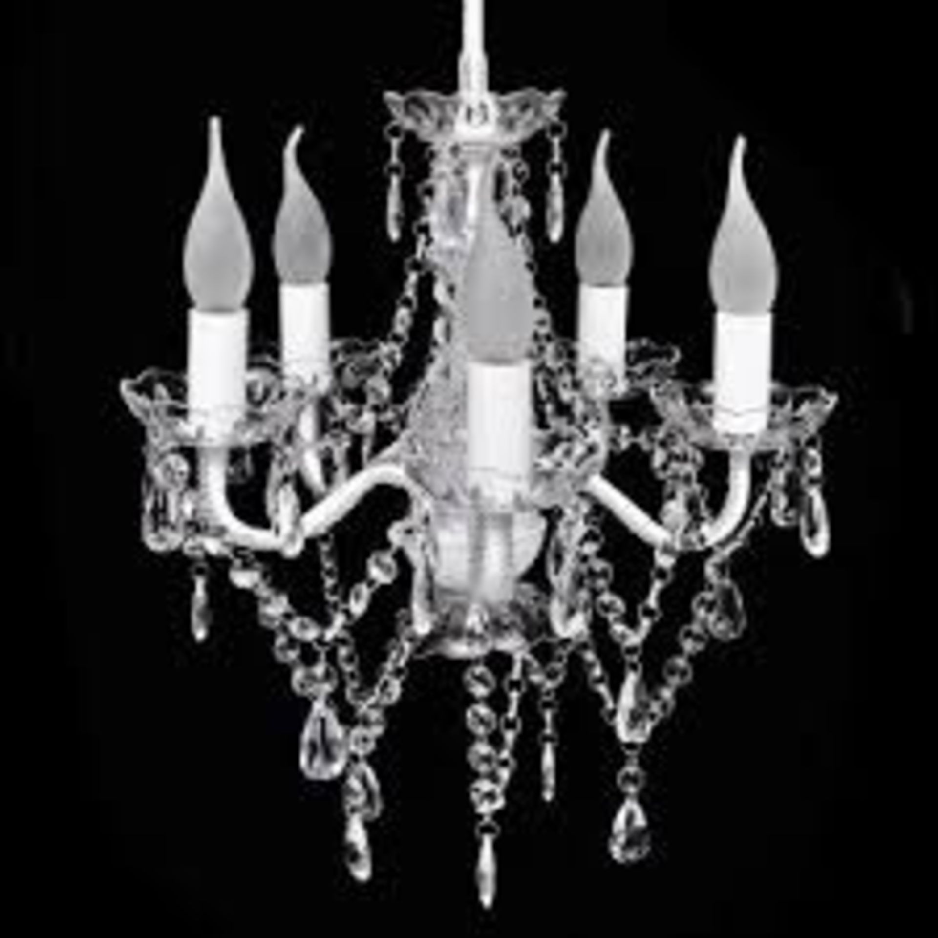 Boxed Vida XL Crystal Designer Lamp RRP £55 (15155) (Public Viewing and Appraisals Available)