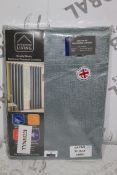 Boxed Pairs of Enhanced Living Blackout Thermal Eyelet Headed Curtains RRP £45 Each (14895) (