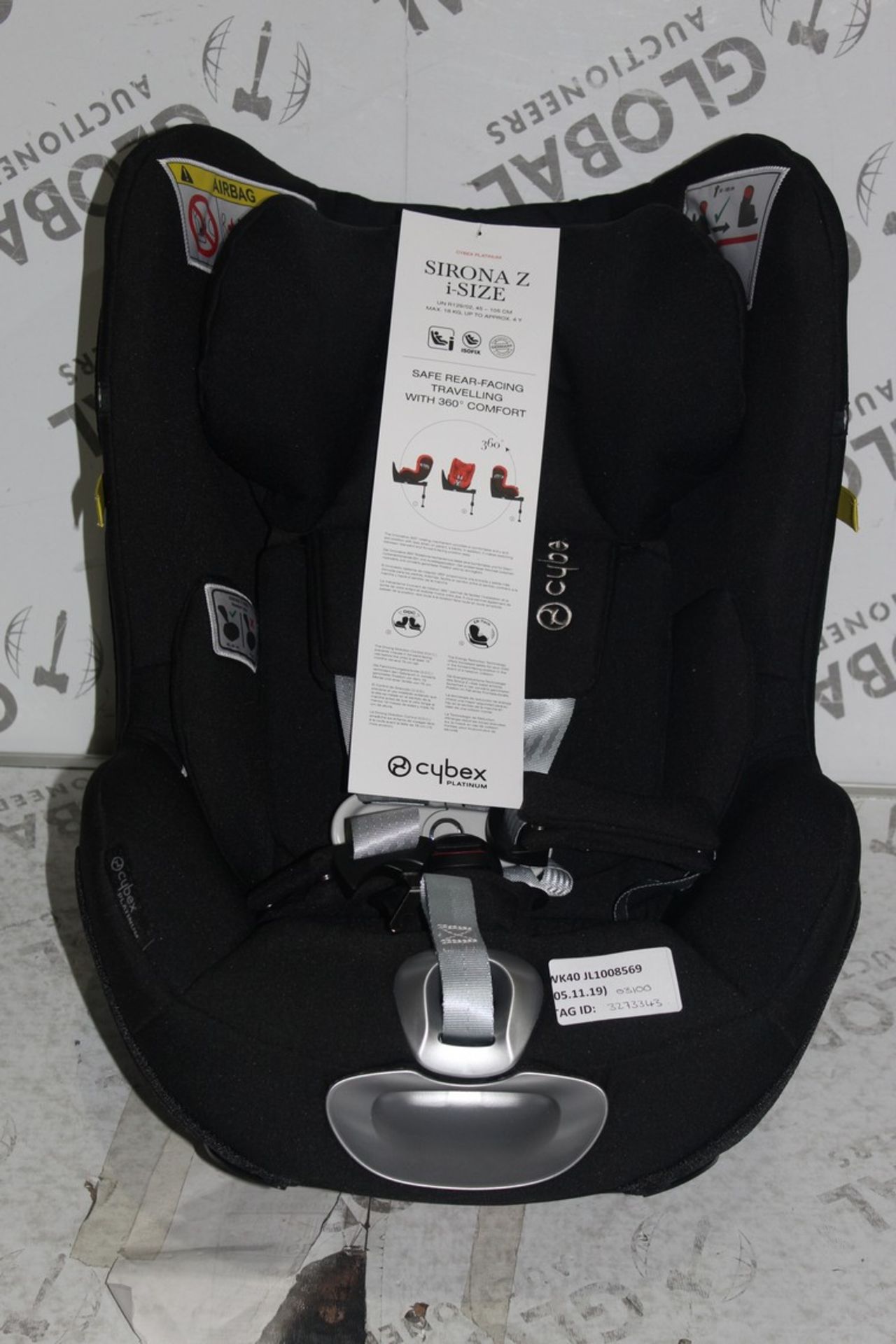 Boxed Cybex Platinum In Car Kids Safety Seat RRP £300 (3273343) (Public Viewing and Appraisals