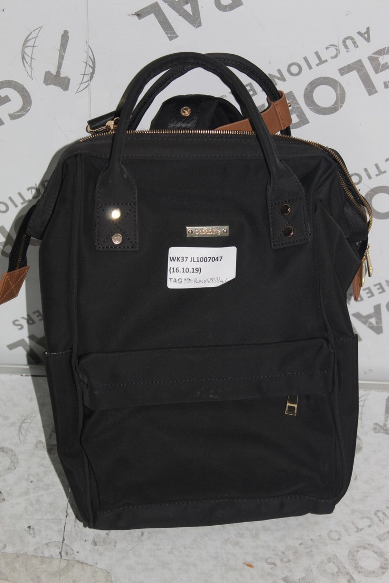 BaBaBing Black Children's Changing Bags RRP £50 Each (RET00378534) (Public Viewing and Appraisals