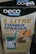 Assorted Items to Include Strimmers, Ferrex Cordless Strimmer and Gecko 5L Sprays (Public Viewing