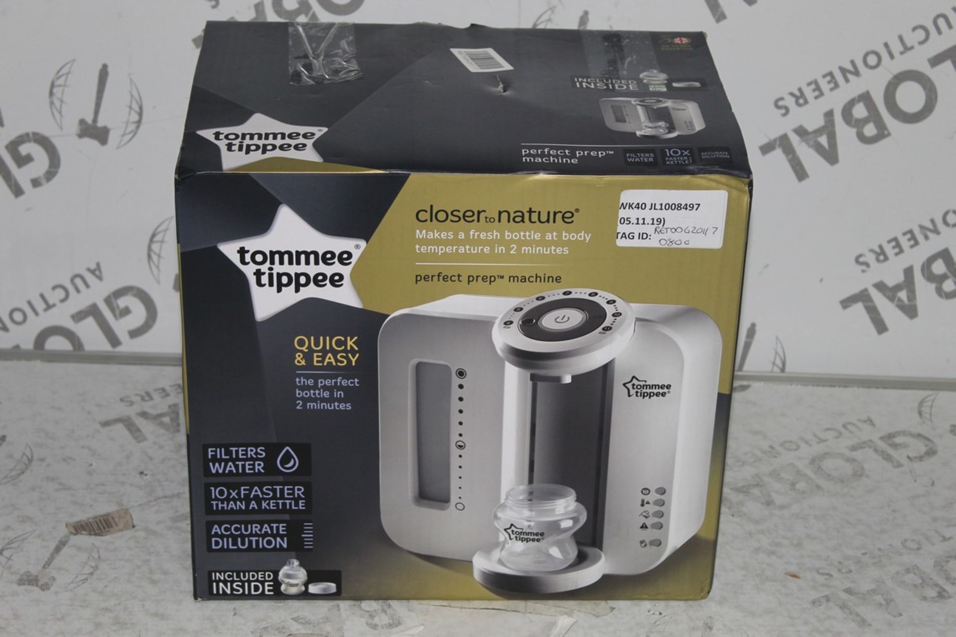 Boxed Tommee Tippee Perfect Preparation Bottle Warming Station RRP £80 (RET00350084) (Public Viewing