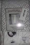 Bagged Brand New Pair of Portfolio Fully Lined Pencil Pleat Headed Designer Curtains RRP £70 (14895)