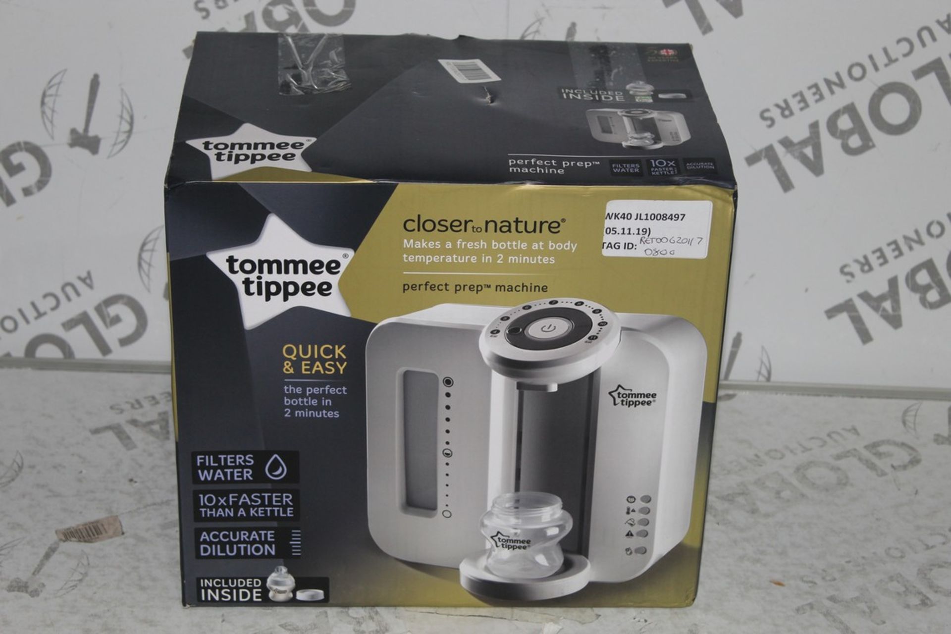 Boxed Tommee Tippee Perfect Preparation Bottle Warming Station RRP £80 (RET00620117) (Public Viewing