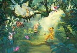 Boxed Lion King Wall Art Mural RRP £125 (15236) (Public Viewing and Appraisals Available)