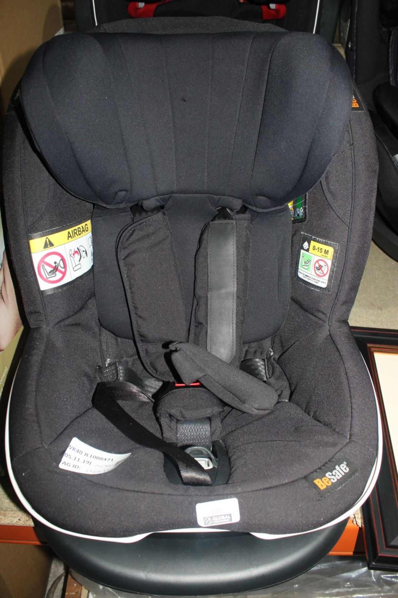 Be Safe in Car Kids Safety Seat With Base RRP £270 (3329778) (Public Viewing and Appraisals