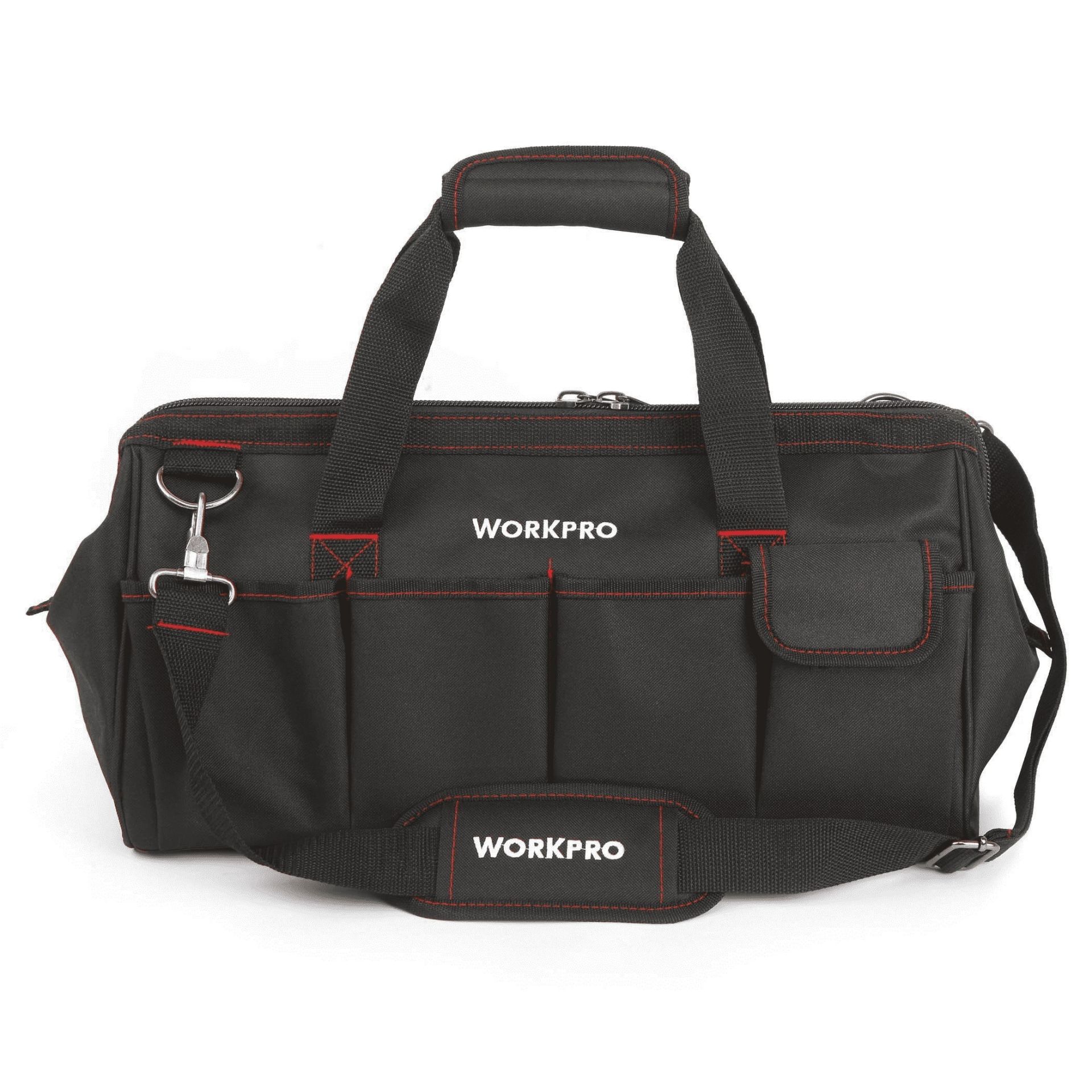 Bagged Brand New Workpro 18" Wide Mouth Tool Bags RRP £25 Each (W081023A)(Comes in 2 Boxes)