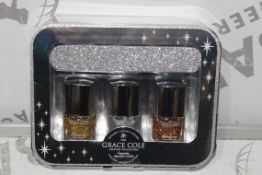 Boxed Brand New GC The Grace Cole Nail Varnish Set RRP £10 Each