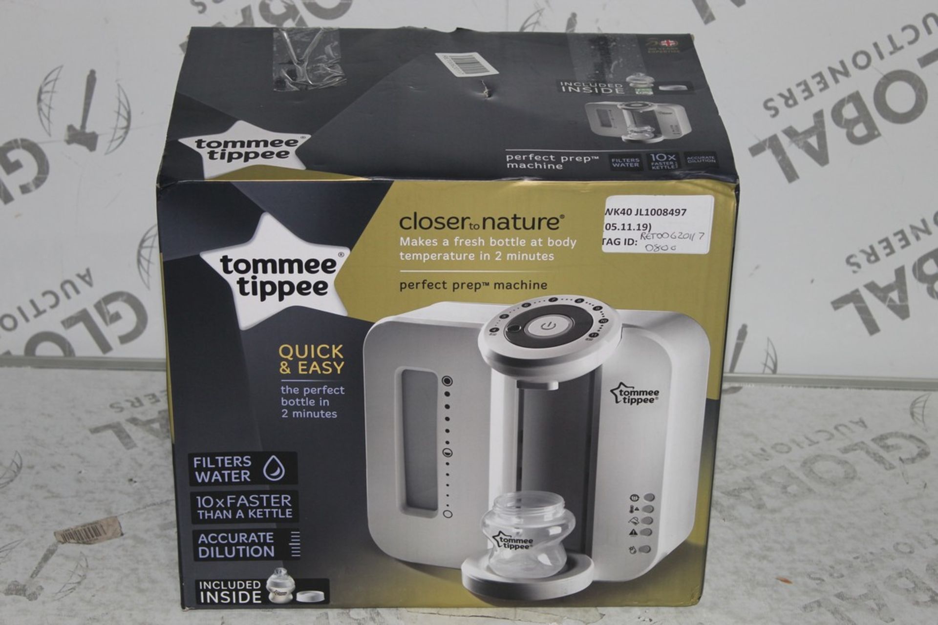 Boxed Tommee Tippee Perfect Preparation Bottle Warming Station RRP £80 (RET00269101) (Public Viewing