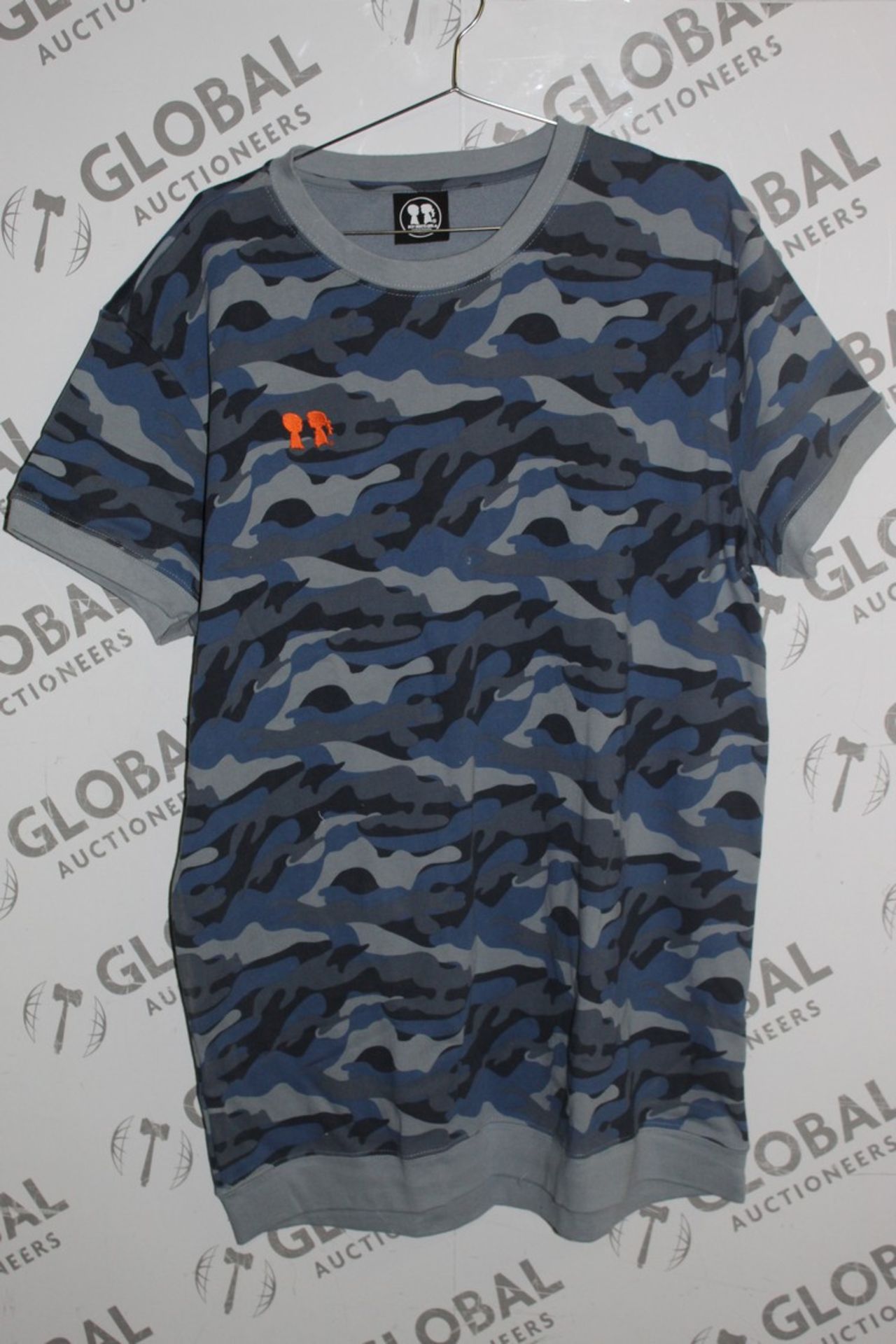 Box to Contain 24 Brand New Assorted Size Boy Meets Girl C&C Camo and Blue and Grey Over Sized T-