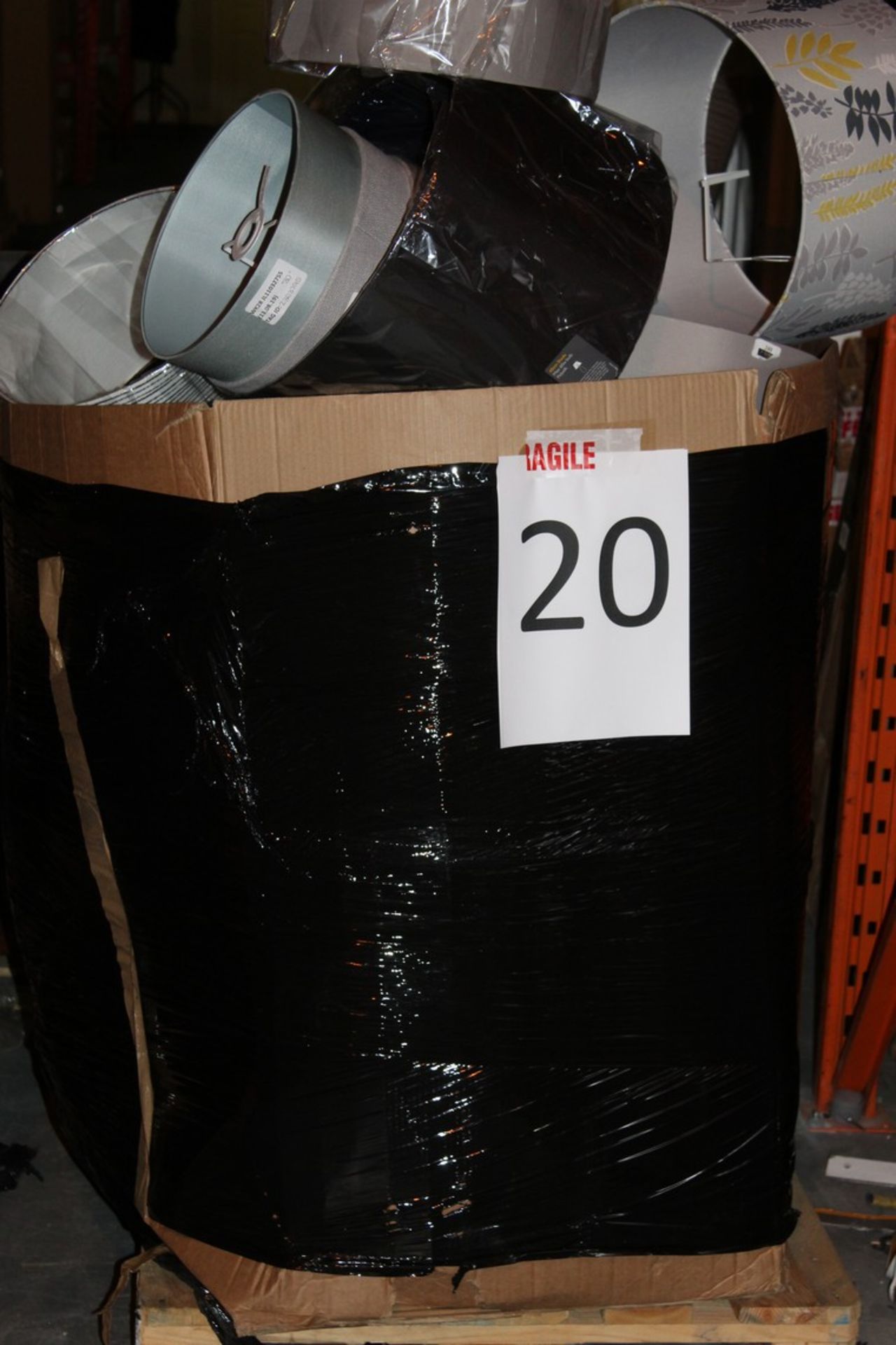 Pallet to Contain a Large Assortment of Lampshades Combined RRP £500