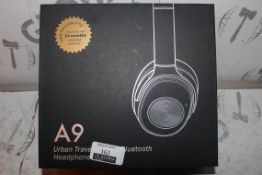 Lot to Contain 2 Boxed Brand New Pairs of One Audio A9 Urban Travel Bluetooth Headphones Combined