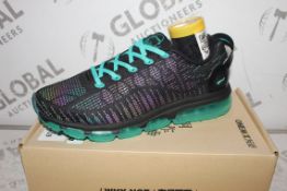 Lot to Contain 2 Boxed Brand New Pairs of One Mix Size EU45 Columbian Green Running Shoes Combined