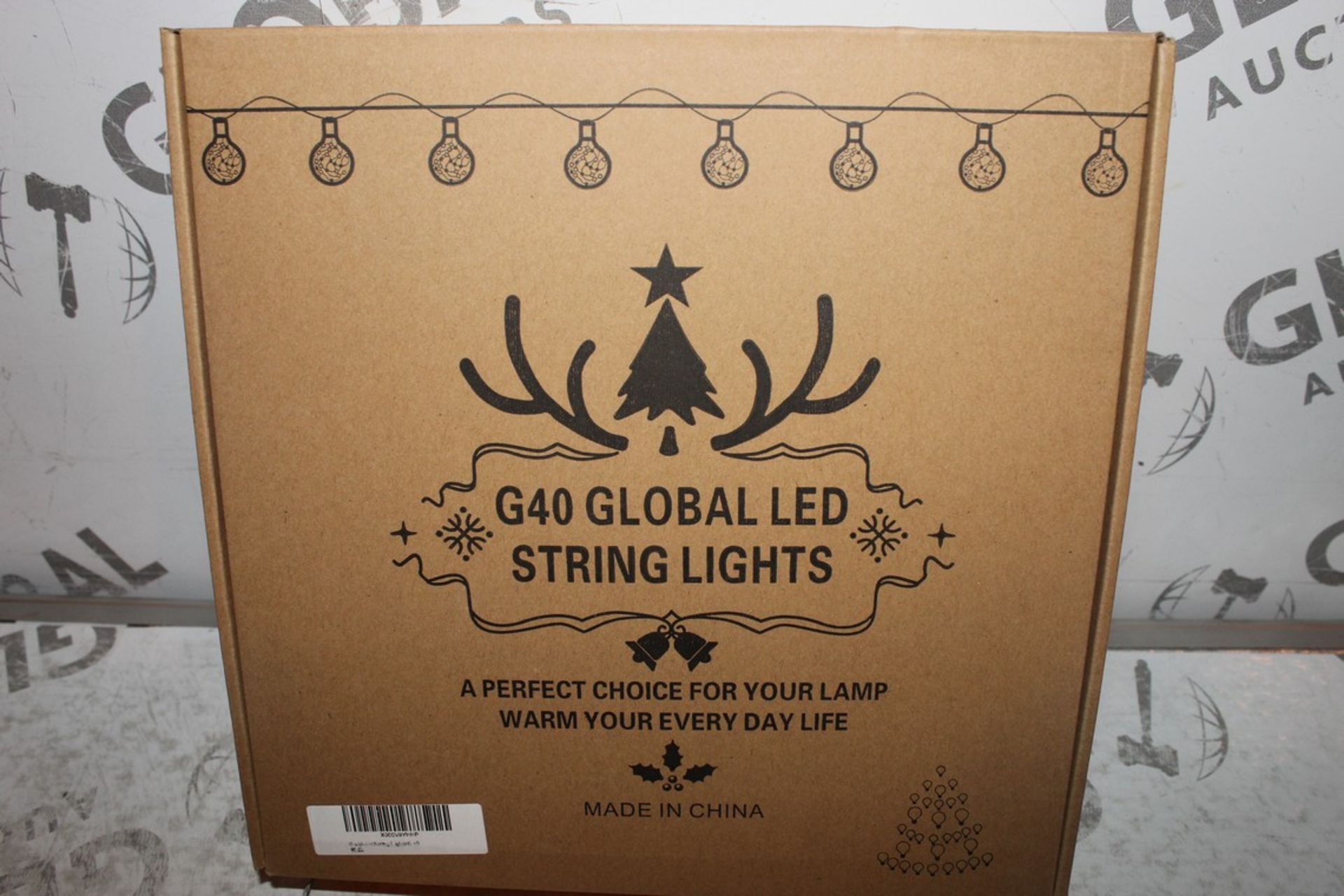 Lot to Contain 8 Boxed Brand New G40 Sets of Global LED Lights (Perfect Choice For Your Lamp and