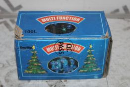 Lot to Contain Approx. 50 Packs of Multi Function 100 Light Rovtop String Lights Combined RRP £350