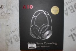 Lot to Contain 2 Boxed Assorted Pairs of One Audio A3 and A10 Noise Cancelling Wireless
