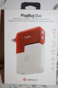 Boxed Brand New 12 South Plug Bug Duo iPhone/iPad Dual Charger Plus MacBook Travel Adapter RRP £49.