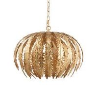 Boxed Endon Lighting Gold Designer Ceiling Lights RRP £100 (Public Viewing and Appraisals