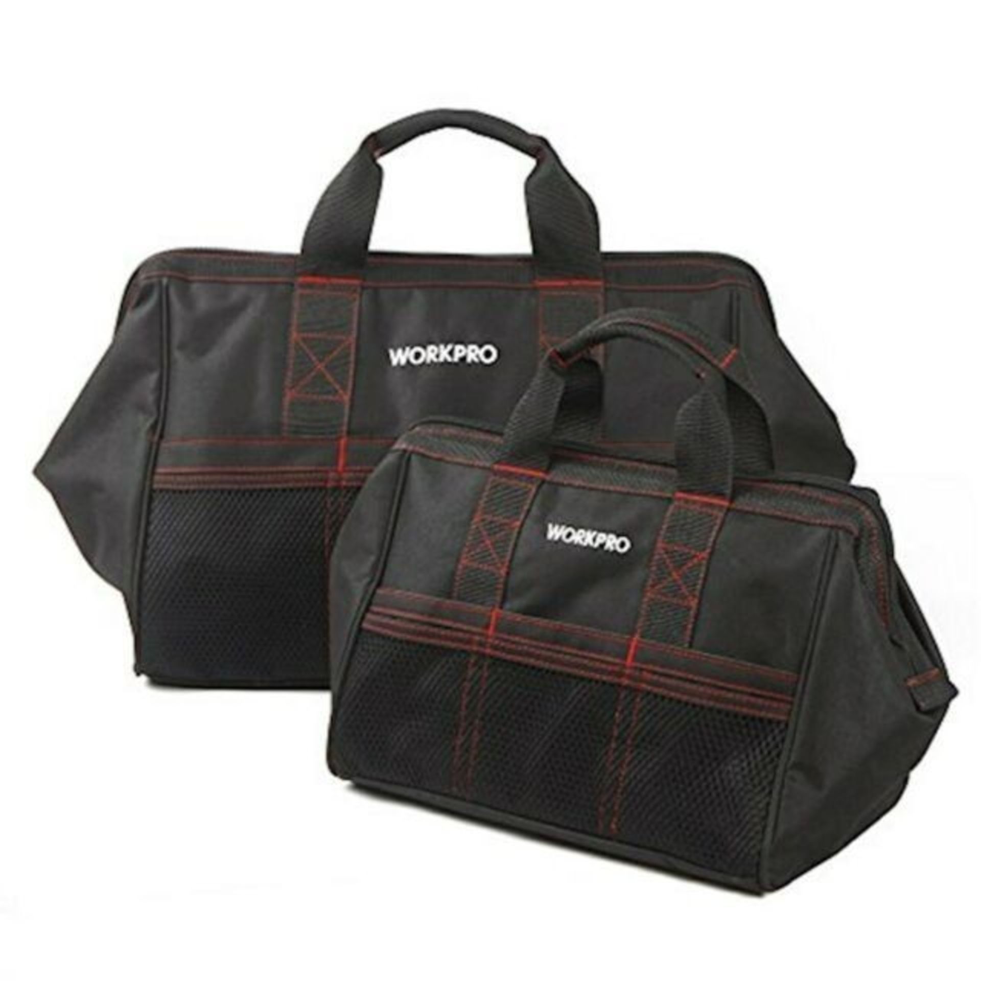 Lot to Contain 4 Workpro 2PC Combo Tool Bags Combined RRP £80 (W003500A)(Comes in 2 Boxes)