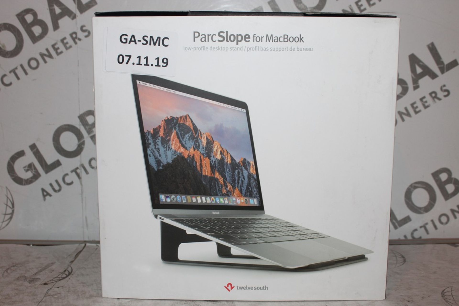 Boxed Brand New 12 South Parcslope MacBook Low Profile Desktop Stand RRP £49.99