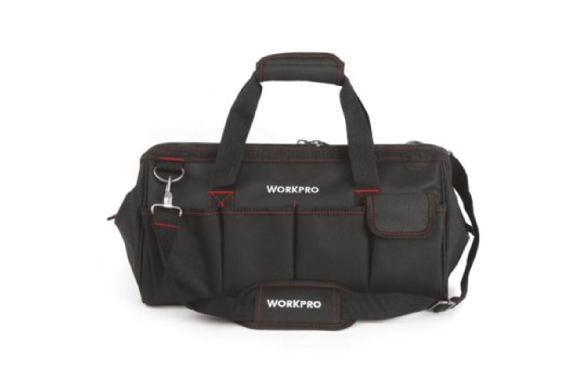 Workpro 18" Wide Mouth Tool Bags RRP £20 Each (W081023A)(Comes in 2 Boxes)