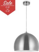 Boxed Home Sweet Home Terra Pendant Ceiling Light RRP £80 (14970) (Public Viewing and Appraisals