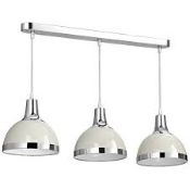 Premier Interiors Boxed Triple Bar Ceiling Light RRP £70 (Pallet No 15097) (Public Viewing and