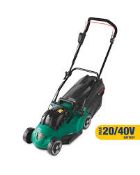 Boxed Ferrex 40V Lithium Iron Cordless Lawn Mower RRP £75 (Public Viewing and Appraisals Available)