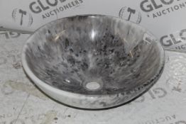 Jem Look Marbling Effect Single Basin RRP £170 (Public Viewing and Appraisals Available)