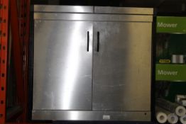 Stainless Steel 2 Door Hostess Heating Serving Trolley (Public Viewing and Appraisals Available)