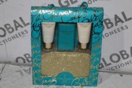 Brand New Grace & Cole Collection Sea Salt, Lemon Grass & Amber 4 Piece Gift Set Includes