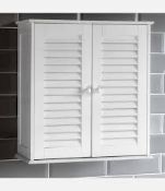 Boxed Bath Vida 2 Door Wall Cabinet RRP £50 (Public Viewing and Appraisals Available)