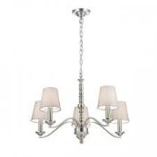 Boxed Endon Lighting 5 Light Ceiling Light RRP £160 (15097) (Public Viewing and Appraisals