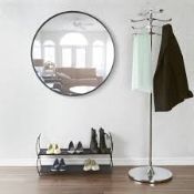 Boxed Umbra Porthole Silver Framed Mirror RRP £100 (3349272) (Public Viewing and Appraisals