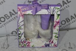 Brand New Pretty Pair Grace & Cole Collection Lavender & Honeysuckle Calming Gentle & Fragranced