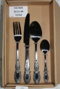 Boxed VandE 16 Piece Tivoli Cutlery Set RRP £65 (15723) (Public Viewing and Appraisals Available)