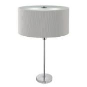 Boxed Grey Designer Table Lamp RRP £85 (15925) (Public Viewing and Appraisals Available)