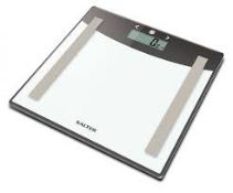 Boxed Pair Salter Glass Analyser Digital Weighing Scales RRP £50 (Retoo795076) (3323691) (Public