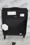 Antler Oxygen Black 360 Wheel Small Cabin Bag RRP £150 (35897670) (Public Viewing and Appraisals