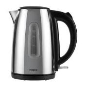 Assorted Haden and Tower 1.7L Rapid Boil Cordless Jug Kettles From The Infinity and Boston