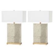Boxed Safavieh Designer Table Lamp RRP £90 (15925) (Public Viewing and Appraisals Available)